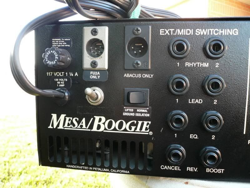 MESA/BOOGIE Midi Quad Preamp with Abacus Midi Footcontroller Amps